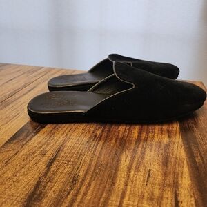 Del Toro Leather velvet house slippers 12 Mens